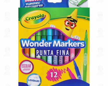 MARCADORES CRAYOLA P/FINA 12CLRS