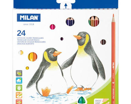 COLORES TRIANGULAR 24CLRS MILAN