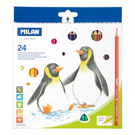 COLORES TRIANGULAR 24CLRS MILAN