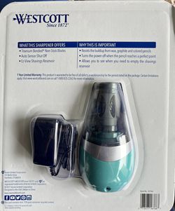 SACAPUNTA ELECTRICO AZUL WESTCOTT