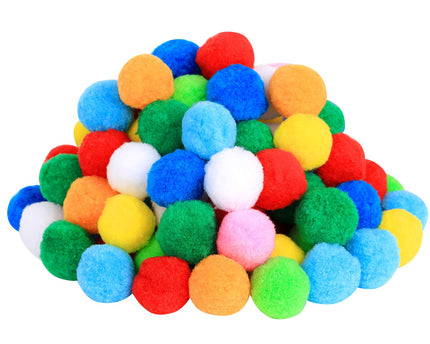 POMPOM GAMA COLORES VARIOS 100PC