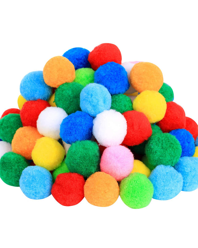 POMPOM GAMA COLORES VARIOS 100PC