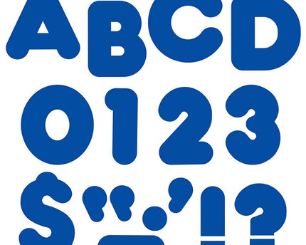 LETRAS CASUAL ROYAL BLUE #4