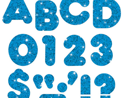 LETRAS SPARKLE CASUAL BLUE #4