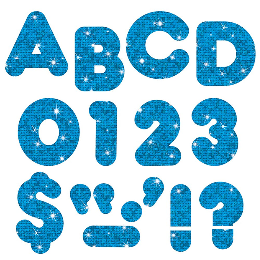 LETRAS SPARKLE CASUAL BLUE #4
