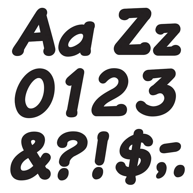 LETRAS #4 BLACK  ITALIC