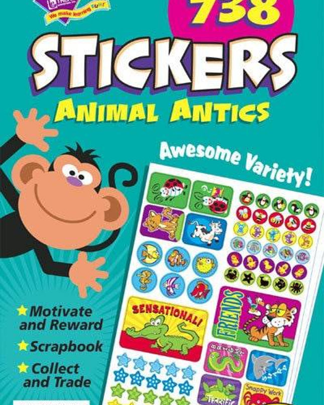 ANIMAL ANTICS STICKER PAD