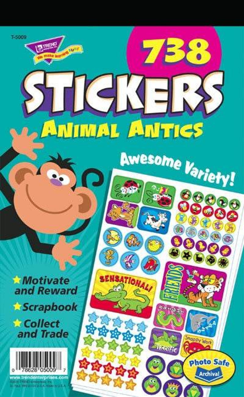 ANIMAL ANTICS STICKER PAD