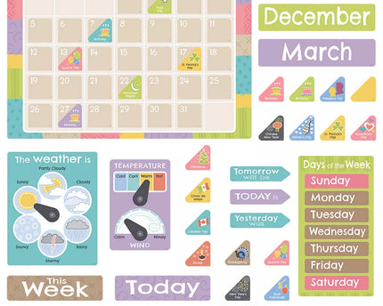 BULLETIN BOARD SET GOOD TO GROW CALENDAR
