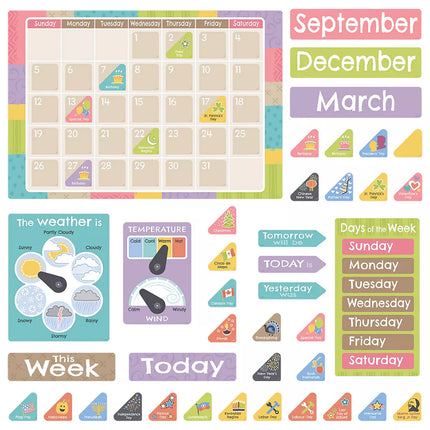 BULLETIN BOARD SET GOOD TO GROW CALENDAR