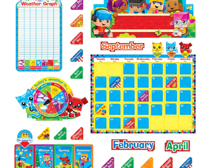 BULLETIN BLOCK STARS CALENDAR