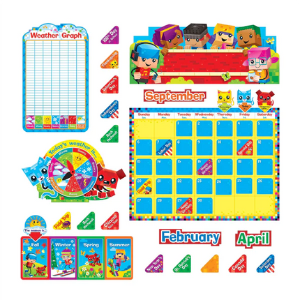 BULLETIN BLOCK STARS CALENDAR