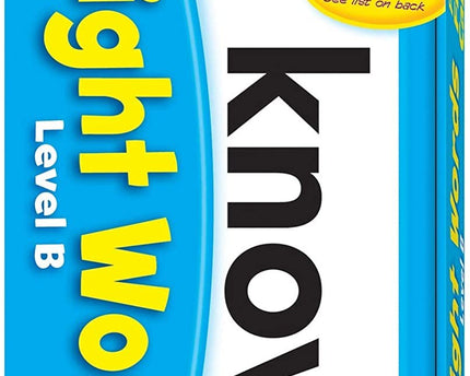 FLASH CARDS SIGHT WORD B