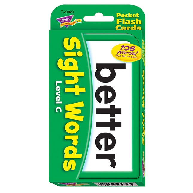 FLASH CARD SIGHT WORDS C