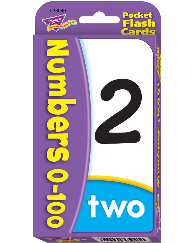 FLASH CARD NUMBERS 0-100