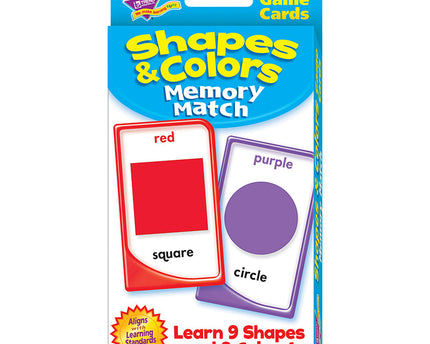 FLASH CARD SHAPES & COLOR MEMORY