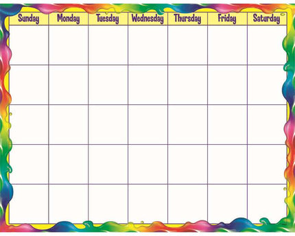 CALENDAR RAINBOW GEL MONTH