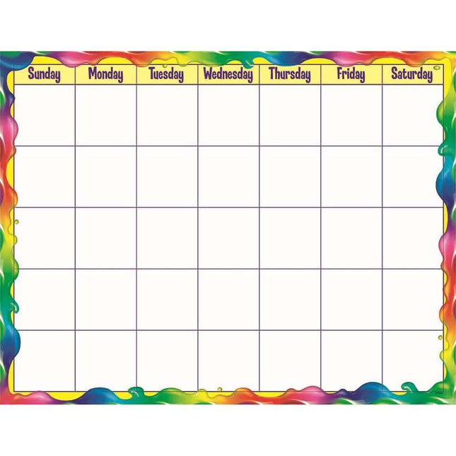 CALENDAR RAINBOW GEL MONTH