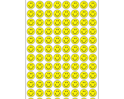 STICKER NEON YELLOW SMILE