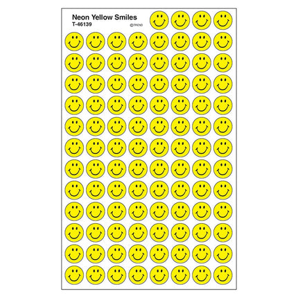 STICKER NEON YELLOW SMILE