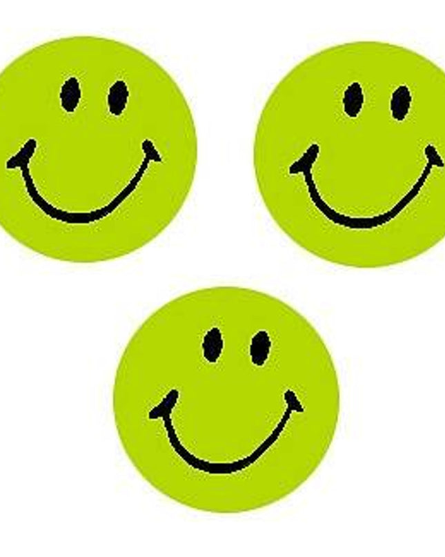 STICKERS NEON GREEN SMILES