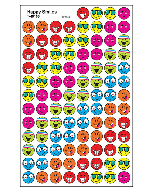 STICKER HAPPY SMILES T46155