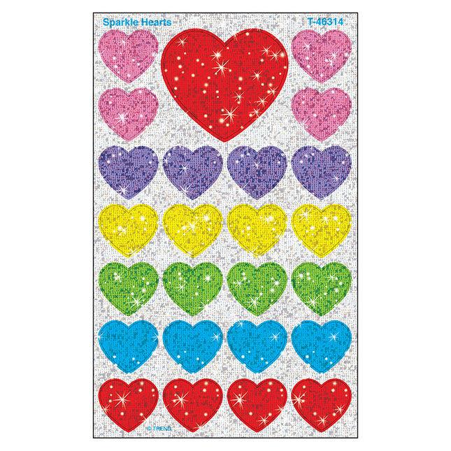 STICKERS SPARKLE HEARTS