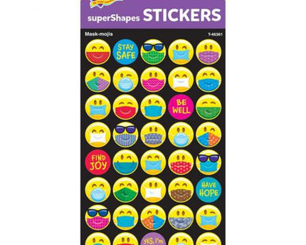 STICKERS MASK-MOJIS SUPERSHAPES