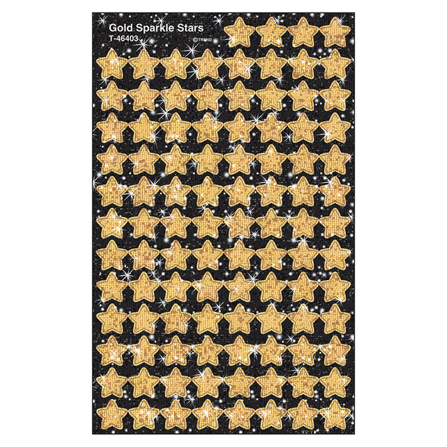 STICKER GOLD SPARKLE STAR