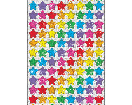 STICKER COLORFUL SPARKLE STARS