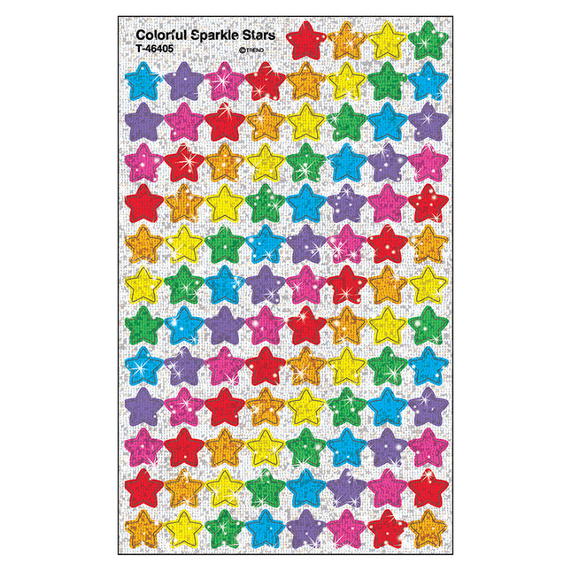 STICKER COLORFUL SPARKLE STARS