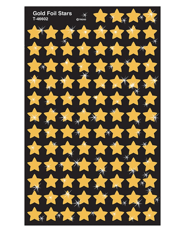 STICKERS GOLD FOIL STAR