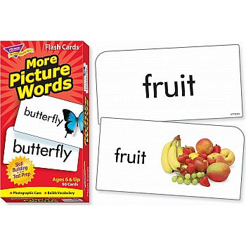 FLASH CARD MORE PICTURE WORDS