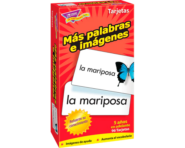 FLASH CARD MAS PALABRAS E IMAGINES