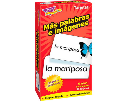 FLASH CARD MAS PALABRAS E IMAGINES