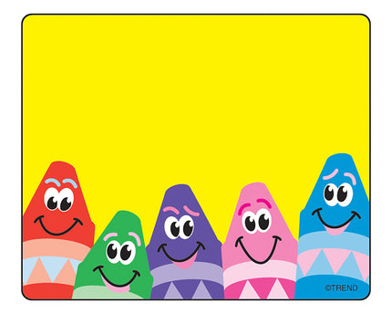 NAME TAGS CRAYONS T68013