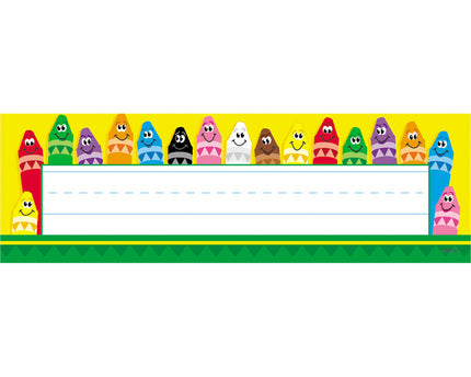 NAME PLATES CRAYONS