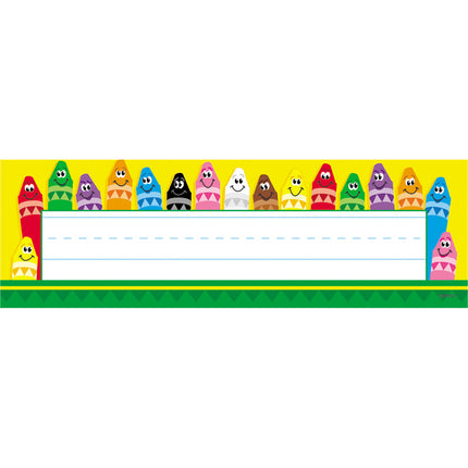 NAME PLATES CRAYONS