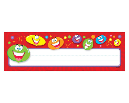 NAME PLATE SMILY FACE
