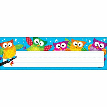 NAME PLATES OWL STAR
