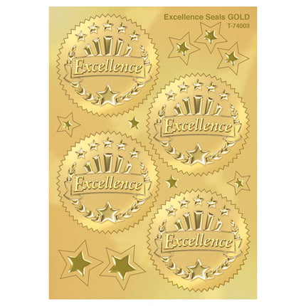 STICKERS EXCELLENCE SEALS GOLD TREND