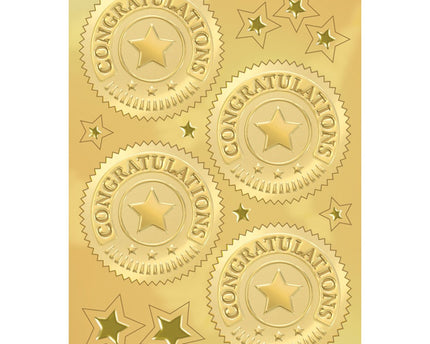 STICKERS CONGRATULATIONS (GOLD) AWARD
