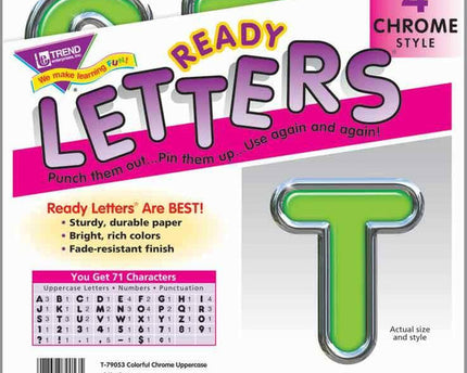 LETRAS GREEN 4 COLORFUL