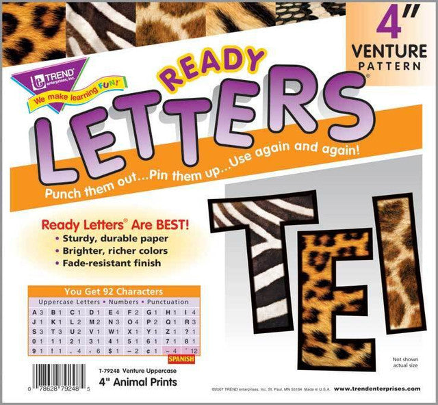 LETRAS ANIMAL PRINTS #4