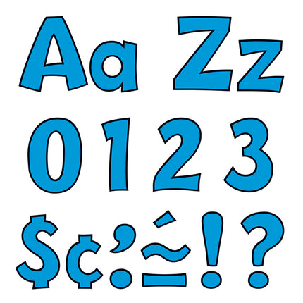 LETRAS #4 BLUE PLAYFUL