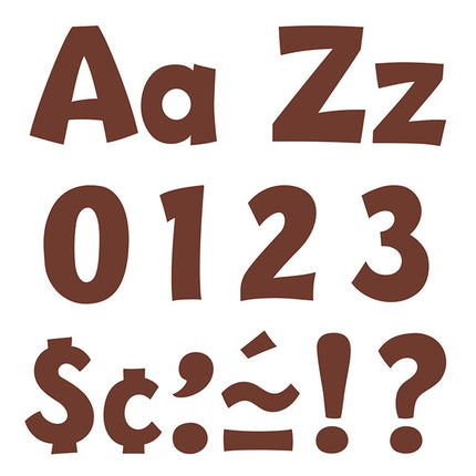 LETRAS 4PULG CHOCOLATE