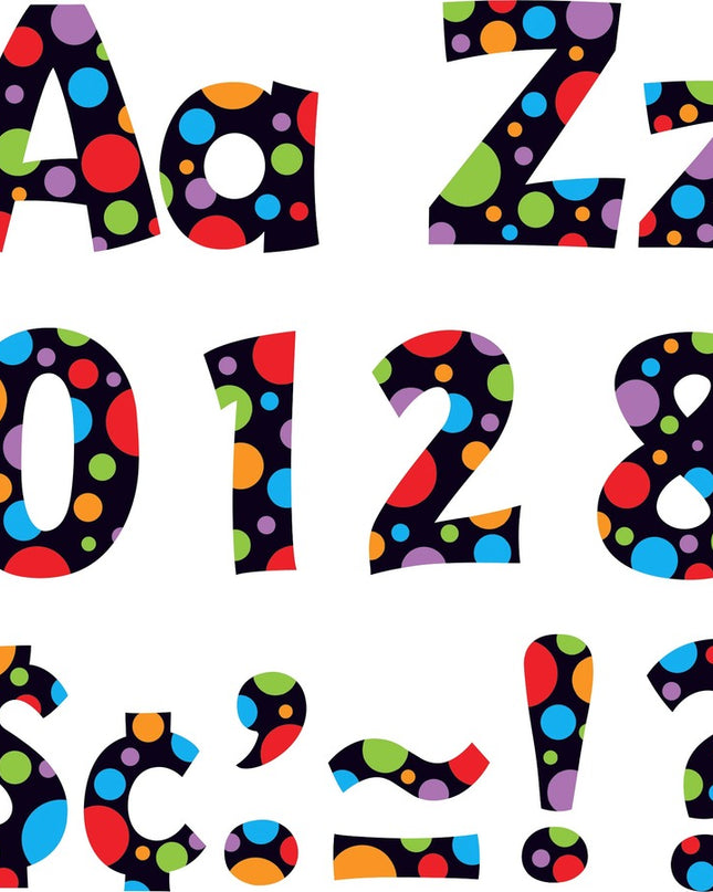 LETRAS NEON DOTS