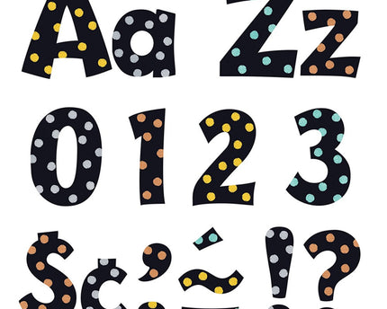 LETRAS METAL DOTS 4 PLAYFUL