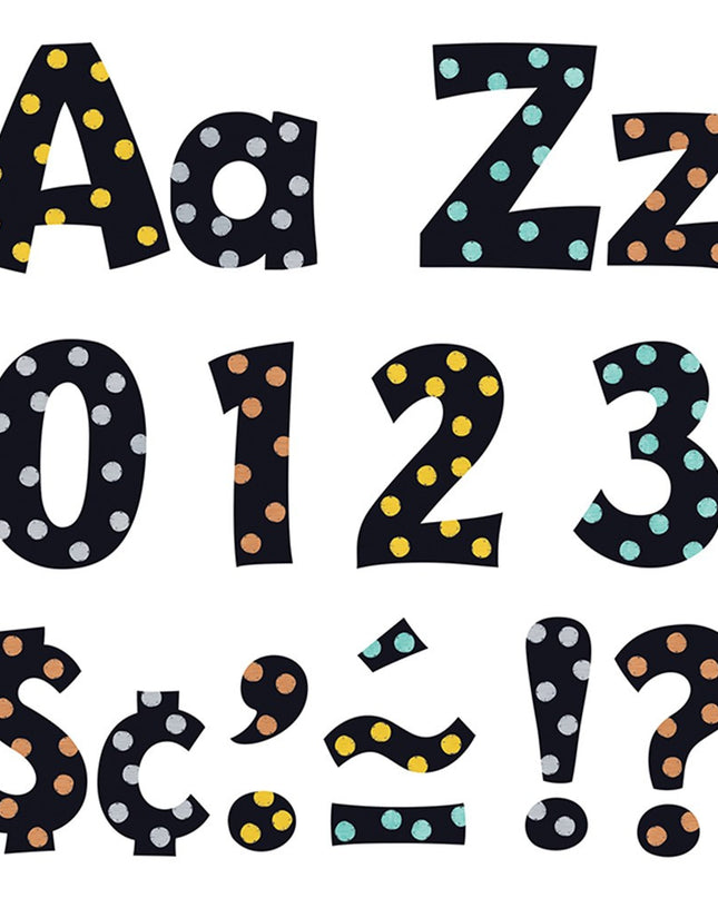 LETRAS METAL DOTS 4 PLAYFUL