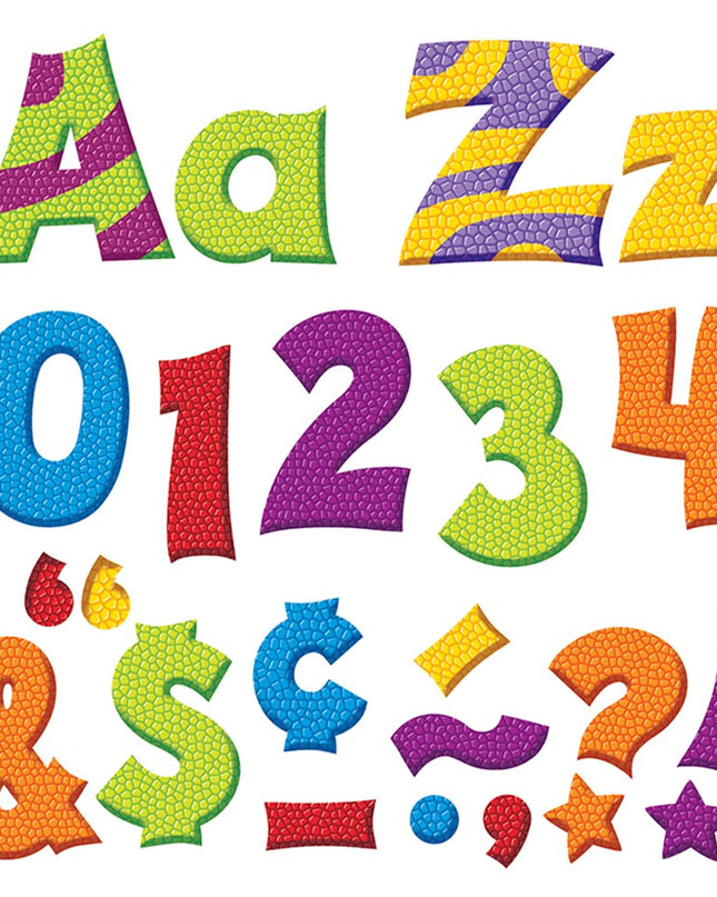 LETRAS DINO-MITE 4" PALST FRDLY